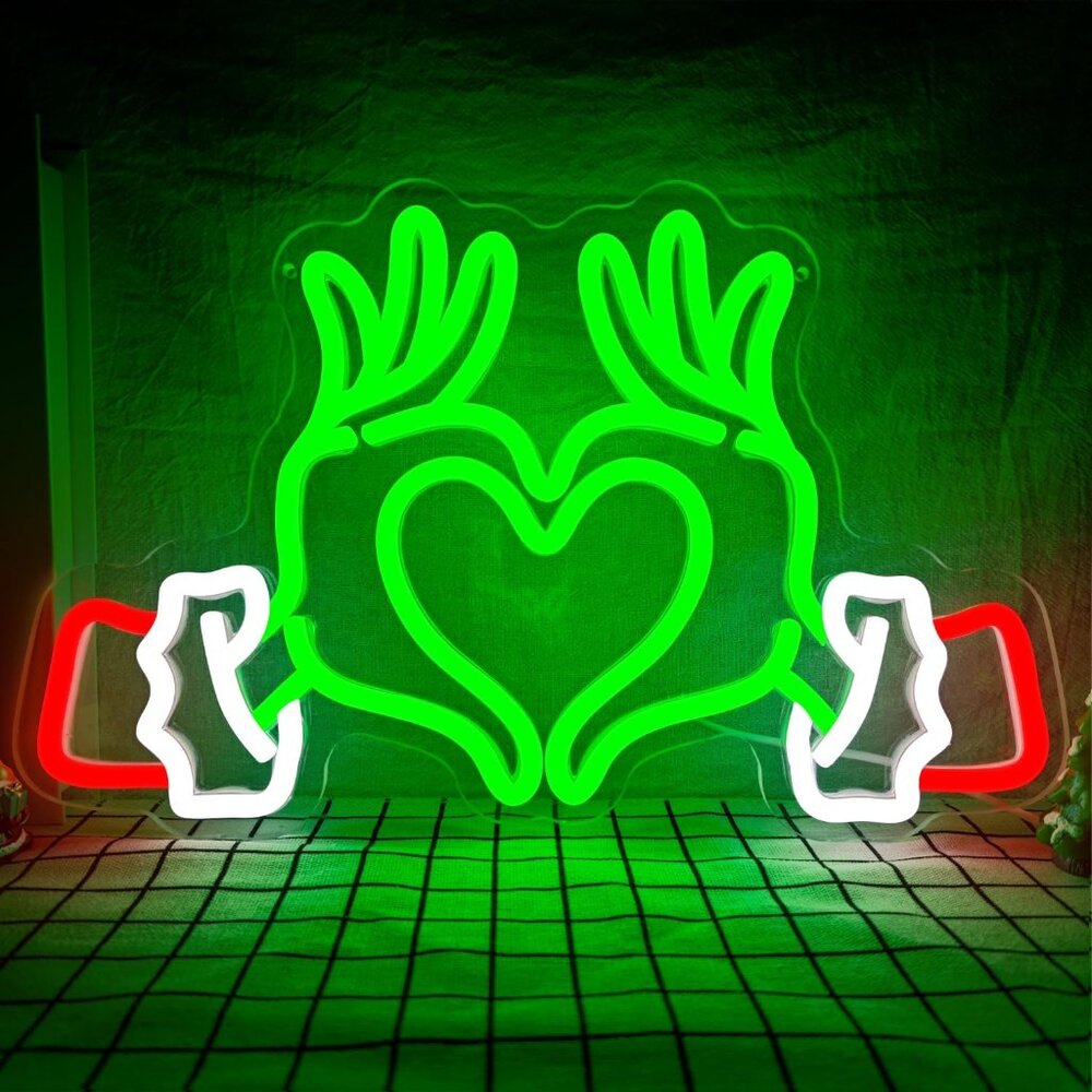 Christmas Neon Sign Led Candy Dimmable Light Up Sign for Wall Decorations
